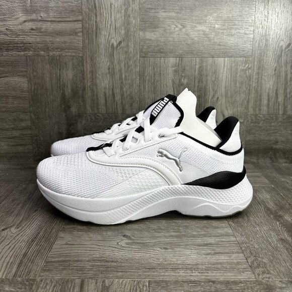 Puma Softride Mayve Women's size 9.5 White Black Running Shoes - Picture 5 of 8
